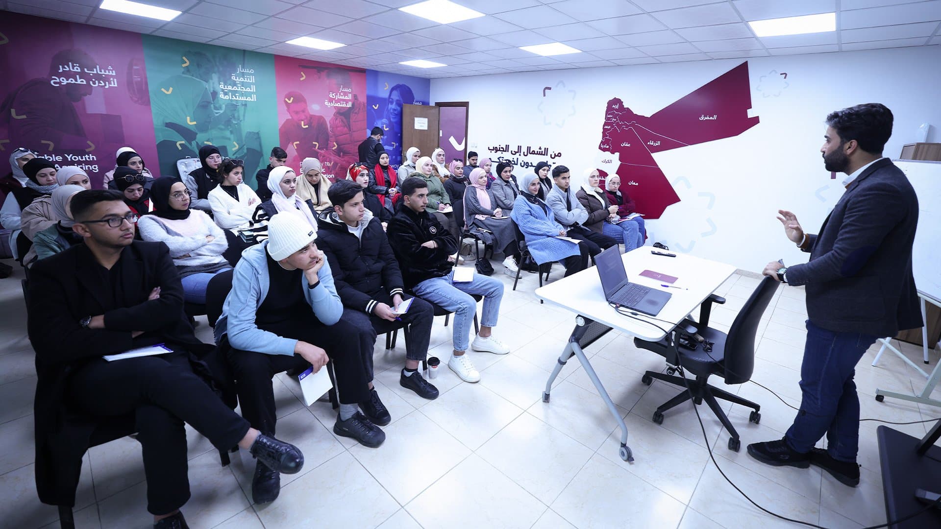 ورشة صناعة المحتوى في الكرك